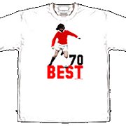 George Best 70 t-shirt