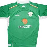 Republic of Ireland football home jersey 2004/06